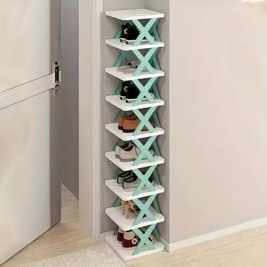 X-Shaped Shoe Rack